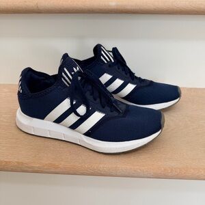 adidas Navy and White Sneakers